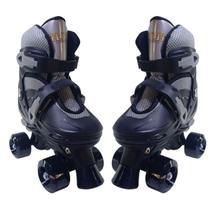 Patins De 4 Rodas Preto Elite Tamanho:28/31 Patins De 4 Rodas Preto Elite Tamanho:28/31