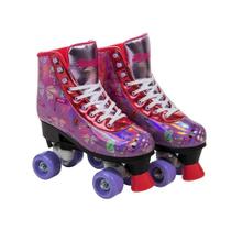 Patins de 4 Rodas Roller Skate Ajustáveis Tamanho 31 ao 34 Fadas - RL-12 - Fênix - FENIX