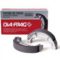 Patins de Freio Lona 0,25 CG Titan 125 150 160 - Diafrag Patins de Freio Lona 0,25 CG Titan 125 150 160 - Diafrag