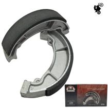 Patins de freio lona para moto std titan 125/150/160 lead/biz 100 bros 125/150 twister tornado - AWA