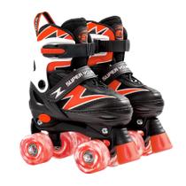 Patins de rodas SUPER YOUNGSTER ajustáveis com rodas que acendem Patins de rodas SUPER YOUNGSTER ajustáveis com rodas que acendem