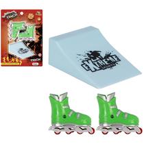 Patins Dedo Rampa Fingerboard Brinquedo Infantil Kit Radical