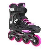 Patins dynamix rosa traxart freestyle/urban 80mm abec-7