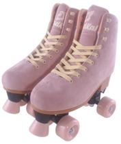Patins Feminino Quatro Rodas Quad Bota N 31-34 Fenix Patins Feminino Quatro Rodas Quad Bota N 31-34 Fenix