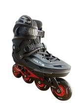 Patins freestyle traxart volt+ 3 preto - 80mm abec-9 custom