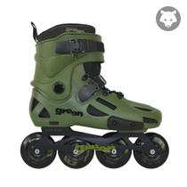 Patins green inline freestyle traxart