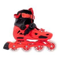Patins Hd Inline Infantil - Zippy - Shock Red Cor:VermelhoTamanho dos patins:29/33