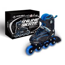 Patins In Line Ajustavel Winmax Azul (31 33)