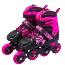 Patins Infantil 4 Rodas Inline Varios Tamanhos e Cores - UNITOYS - 7898710046646