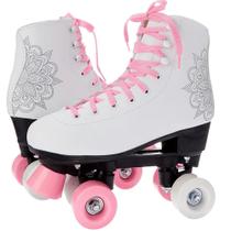 Patins Infantil Clássico 4 Rodas Feminino 37/38 Barão Toys