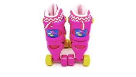 Patins Infantil com Acessórios - Rosa