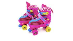 Patins Infantil com Acessórios - Rosa