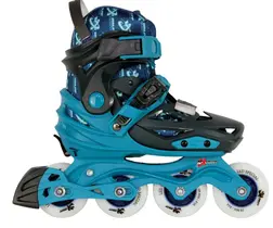 Patins Infantil com Rodas de led - X-Light Azul