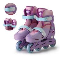 Patins infantil kids ajustável 4 rodas in line 663zippy toys
