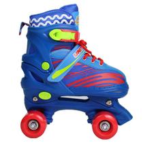 Patins Infantil Roller 4 Rodas Clássico Números 34 Ao 37 - Unitoys