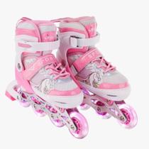 Patins Infantil Roller Inline Roxo Sereia Ajustável Com Luz De Led Criança Menor Preço Patins Infantil Roller Inline Roxo Sereia Ajustável Com Luz De Led Criança Menor Preço