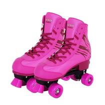 Patins Infantil rosa Ajustável 31 A 34 Rl-06r