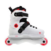 Patins Infantil Traxart Strike Street Hardboot ABEC9 Cromo Ajustável Profissional Branco