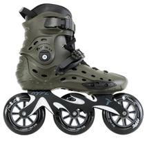 Patins Inline 3 Rodas Traxart Hype Freestyle Hardboot Base CNC Rodas PU 110mm 88A ABEC9 Suporta até 120kg