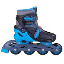 Patins Inline 32-35 Adventure Blue com Mochila Play&Fun