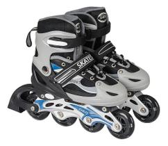 Patins Inline 4 Rodas Roller Ajustável Confortável Unisex Patins Inline 4 Rodas Roller Ajustável Confortável Unisex