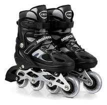 Patins Inline 4 Rodas Roller Ajustável Confortável Unisex Patins Inline 4 Rodas Roller Ajustável Confortável Unisex