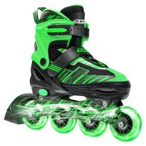 Patins inline ajustáveis ECOO com rodas luminosas para crianças