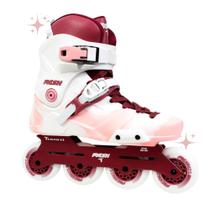 Patins Inline Freestyle Traxart Mesh Hardboot Base Alumínio CNC Rodas PU 80mm 85A Rolamento ABEC9 Suporta 140kg