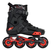 Patins Inline Freestyle Urban Traxart Revolt Preto 80MM ABEC 9