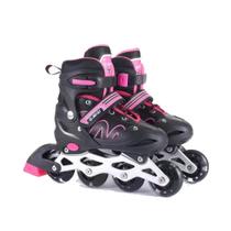 Patins Inline Infantil De 4 Rodas Roxo Menina Patins Roller Profissional Menino