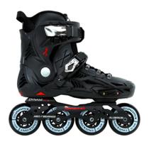 Patins Inline Iniciante Roller Freestyle Urban Traxart Dynamix Preto Feminino Masculino