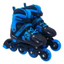 Patins Inline Juvenil 37/40 Ajustável Semi Profissional Abec