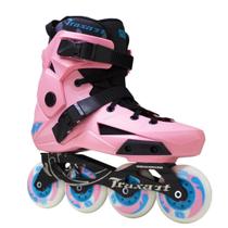 Patins Inline Roller Feminino Freestyle Urban Traxart Revolt Rosa Abec 9