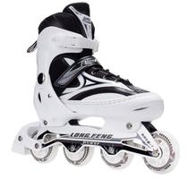 Patins Inline Roller Semi Profissional Base Alumínio Abec 7