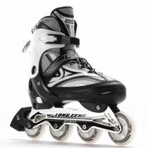 Patins Inline Roller Semi Profissional Base Alumínio Abec 7