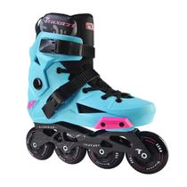 Patins Inline Traxart Revolt Azul Roller Profissional