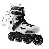 Patins Inline Traxart Revolt Freestyle Urban Hardboot ABEC9 Branco