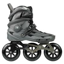 Patins Inline Traxart Volt 3 Freestyle 3 Rodas Hardboot Cinza ABEC9 Cromo Patins Inline Traxart Volt 3 Freestyle 3 Rodas Hardboot Cinza ABEC9 Cromo