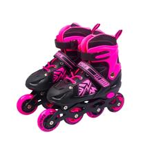 Patins Inline Unitoys, Leds Na Primeira Roda, Botão De Ajuste e Freio