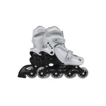 Patins kit Roller Infantil Cinza Mor - 600124