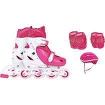 Patins KIT Roller Rosa TAM. M 34-37