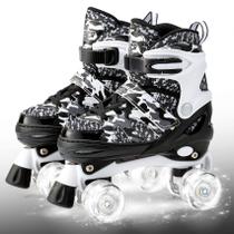 Patins Kuxuan para meninos e meninas com rodas iluminadas