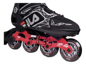 Patins Legacy Pro 84 Black Red Inline Fila Patins Legacy Pro 84 Black Red Inline Fila