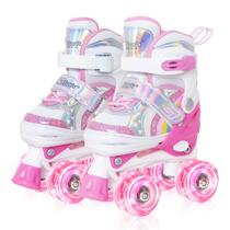Patins Nattork Rainbow Unicorn para meninas de 5 a 8 anos Patins Nattork Rainbow Unicorn para meninas de 5 a 8 anos