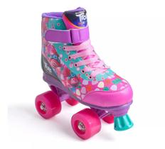 Patins Quad 4 Rodas Candy Trolls Word Tour Infantil