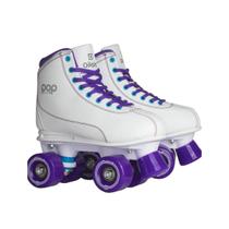 Patins Quad Divoks Branco/roxo Pop Star / Tamanho 39