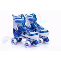 Patins Quad Stitch 4 Rodas Infantil Com Luz de Led Tamanho Ajustavel + Bolsa Patins Quad Stitch 4 Rodas Infantil Com Luz de Led Tamanho Ajustavel + Bolsa