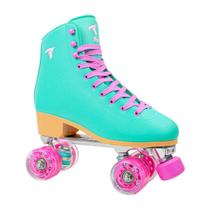 Patins Quad Traxart Foxxy Verde Acqua- 58mm X 32mm Abec-9