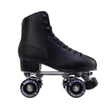 Patins Quad Traxart Klassic 4 Rodas Tradicional Preto Base de alumínio