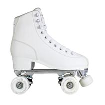 Patins Quad Traxart Klassic Retrô Base Alumínio ABEC5 Branco Patins Quad Traxart Klassic Retrô Base Alumínio ABEC5 Branco